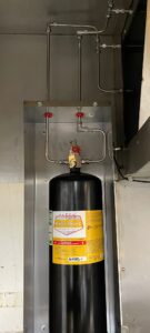 Single Kitchen Fire Suppression System Bottle
